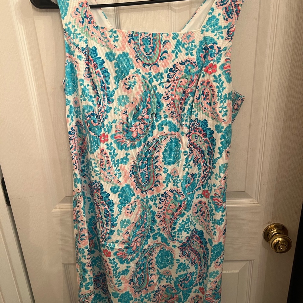 Talbots Fresco Paisley Sheath Dress